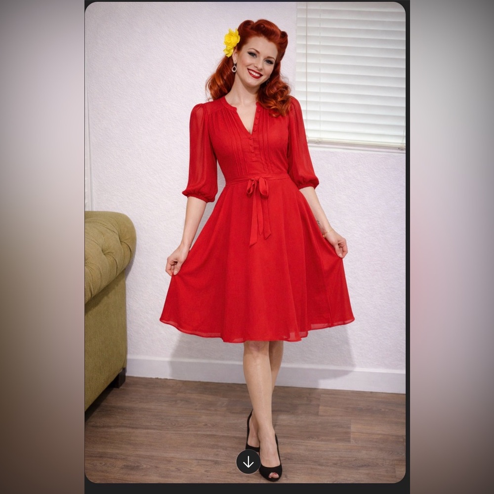 Nanette Lepore Vibrant Red Blouse